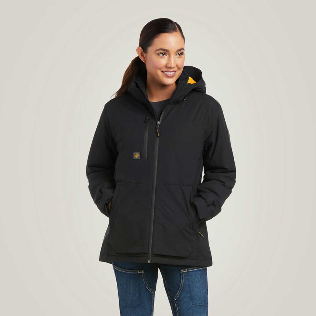 ARIAT Rebar Storm Fighter II Waterproof Jacket - Womens - Black
