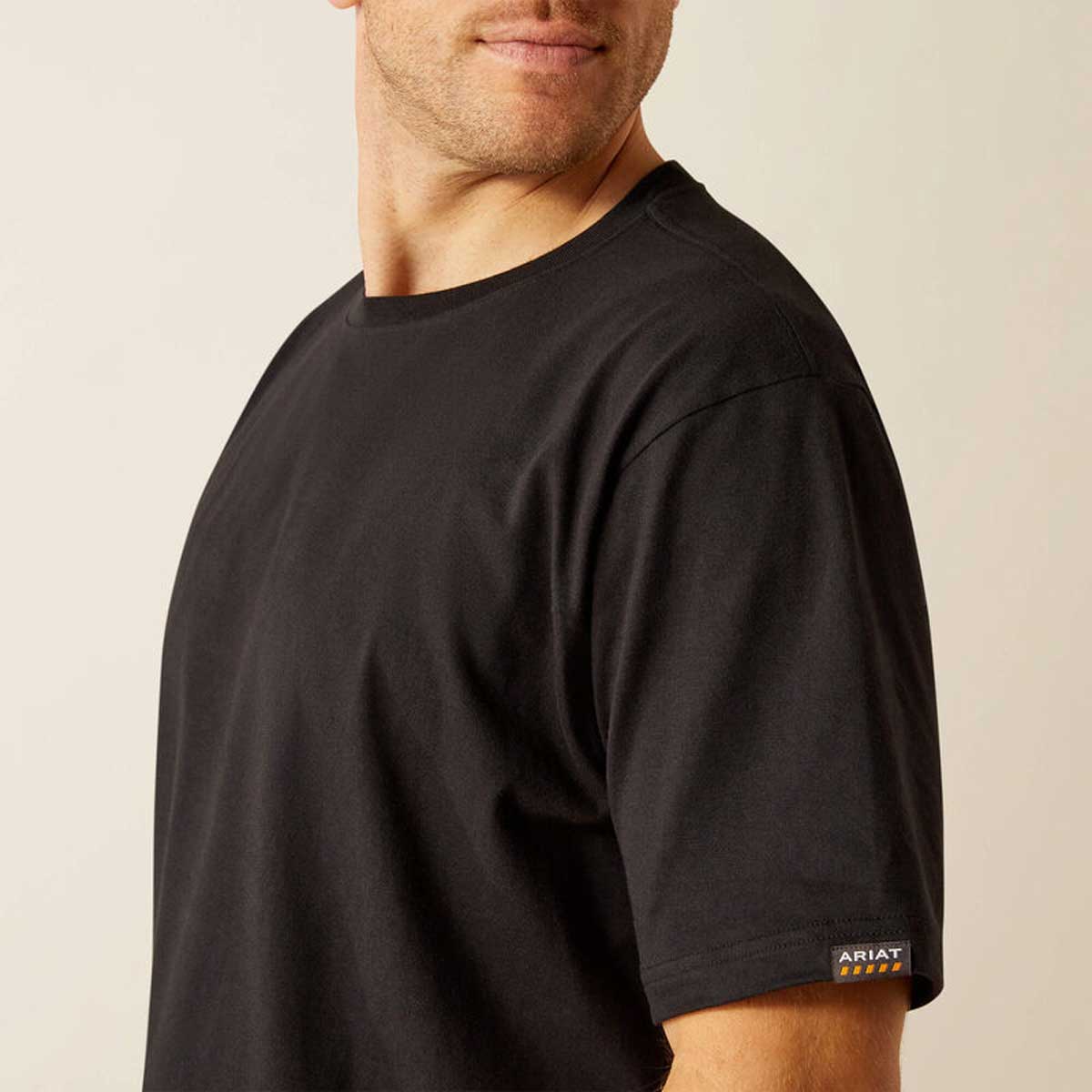 ARIAT Rebar Strong Cotton T-Shirt - Mens - Black