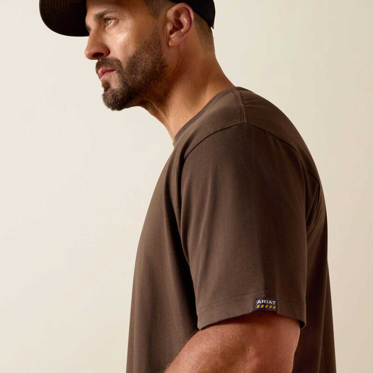 ARIAT Rebar Strong Cotton T-Shirt - Mens - Wren