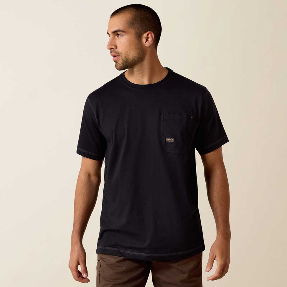 ARIAT Rebar Workman T-Shirt - Mens - Black