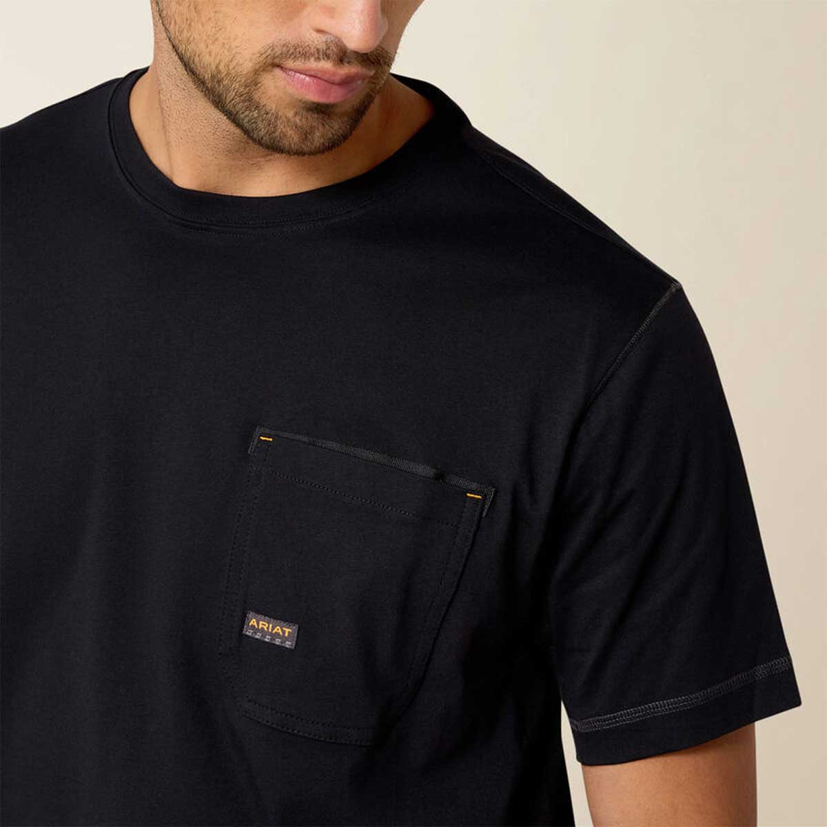 ARIAT Rebar Workman T-Shirt - Mens - Black