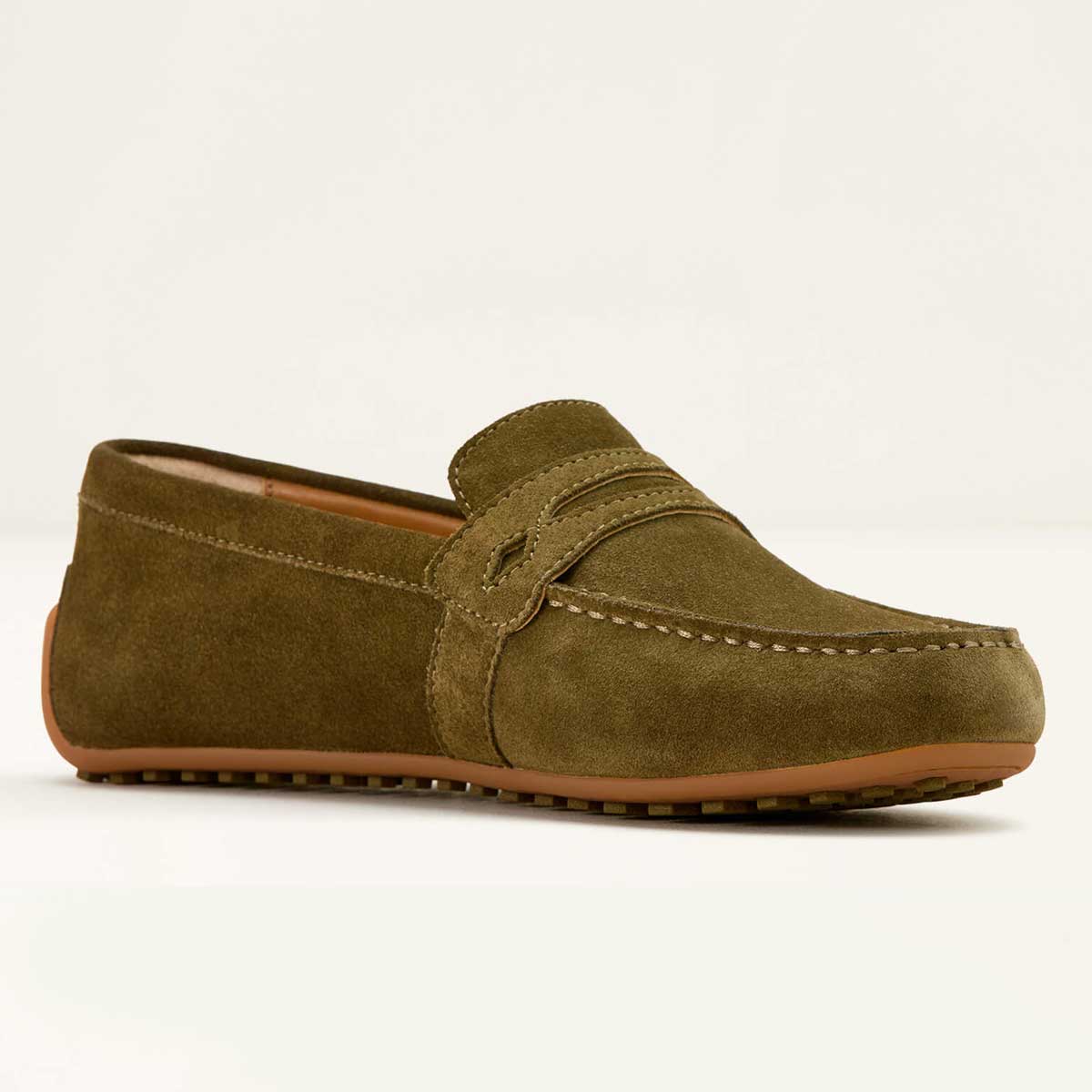 ARIAT Selene Driving Shoe - Womens - Dark Olive Suede