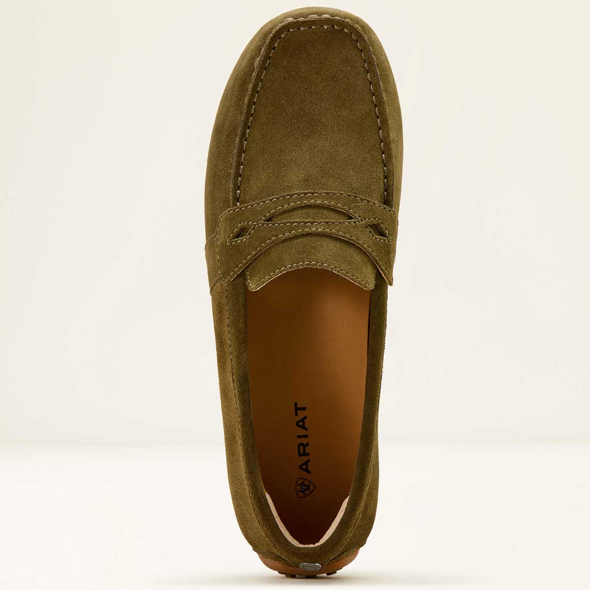 ARIAT Selene Driving Shoe - Womens - Dark Olive Suede