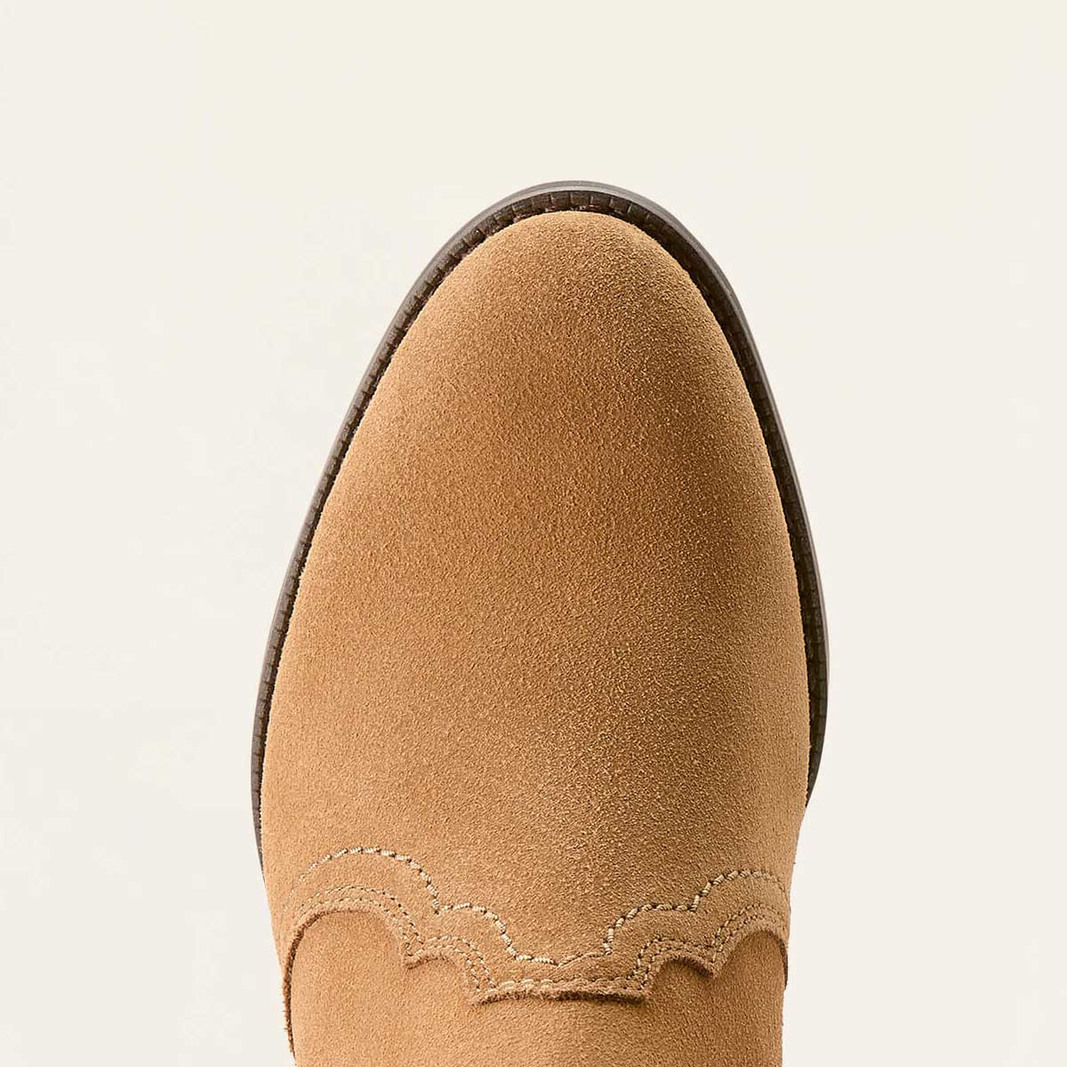 ARIAT Tilbury Ankle Western Boots - Womens - Carmel Suede Ariat