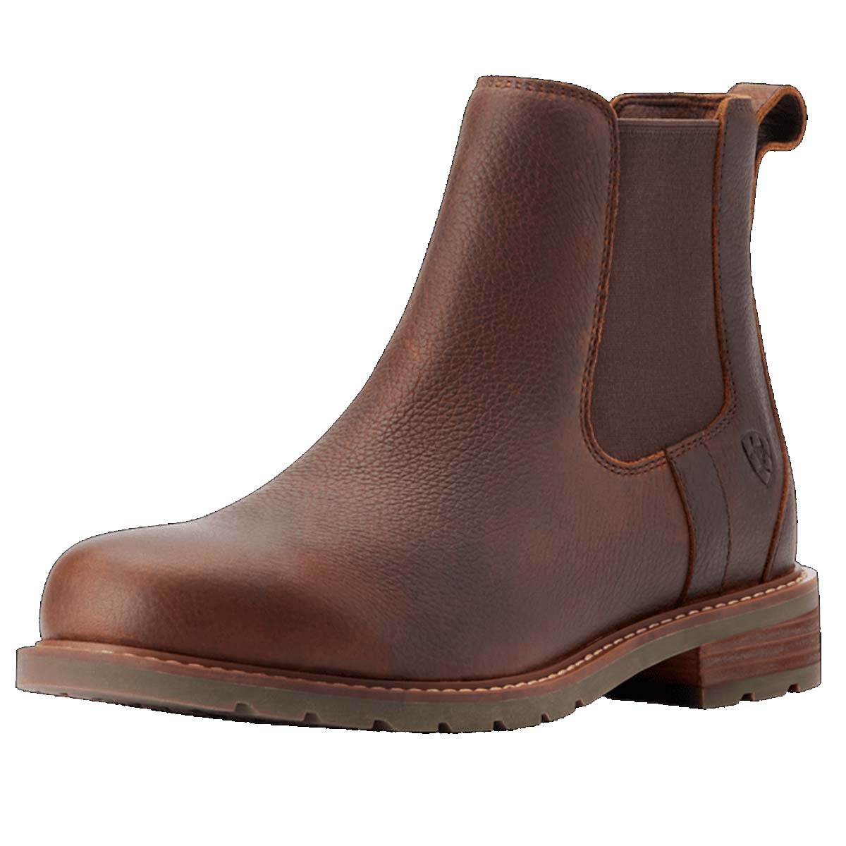 Stivali Chelsea Impermeabili Donna ARIAT Wexford – Pelle Pieno Fiore, Oliva, Taglia 38.5 EU
