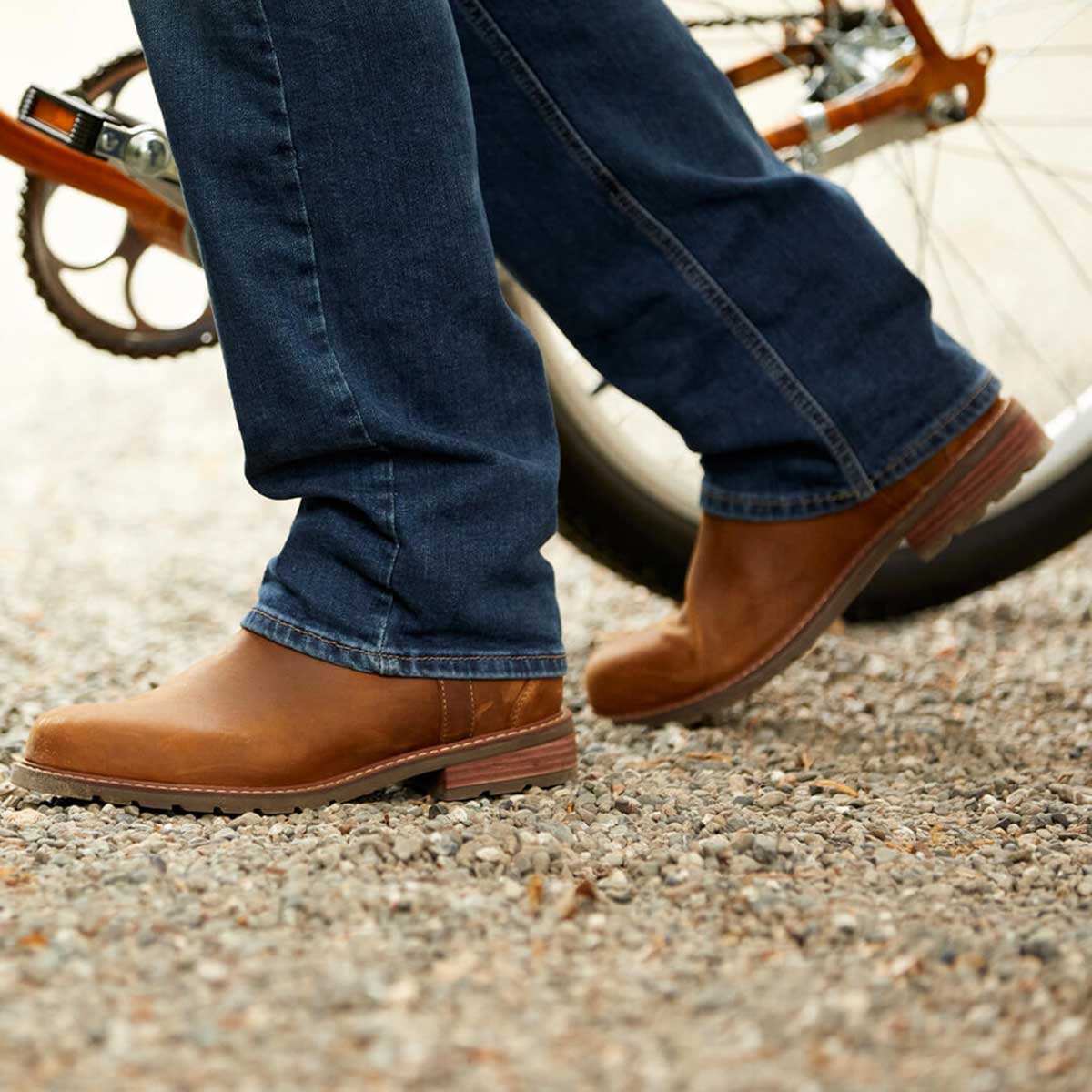 ARIAT Wexford Waterproof Chelsea Boots - Mens - Weathered Brown