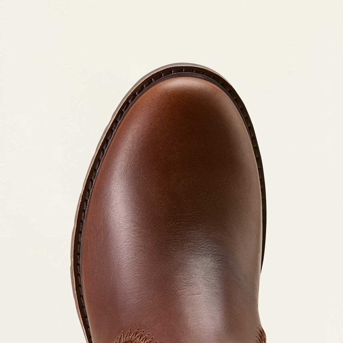 ARIAT Wexford Whipstitch Chelsea Boots - Womens - Deep Cognac