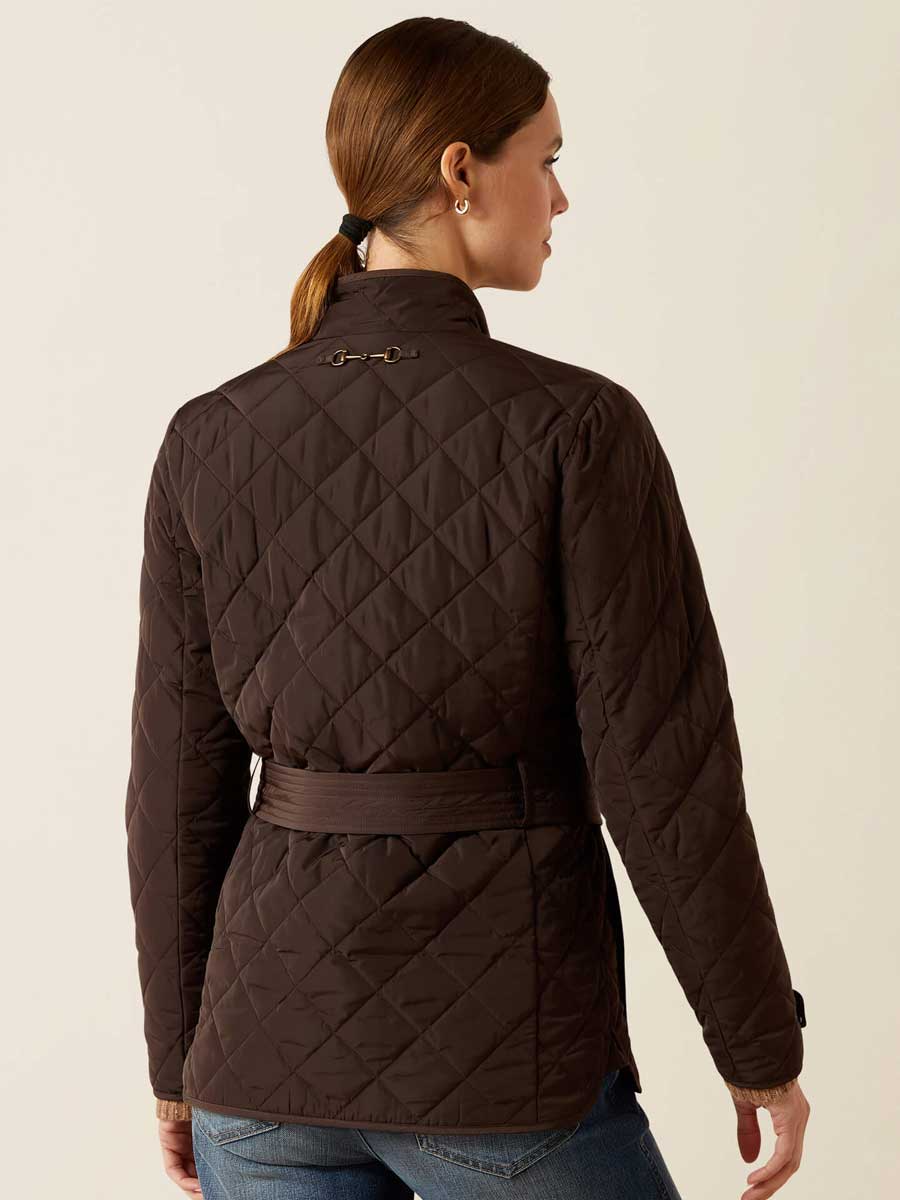 ARIAT Woodside Quilted Insulated Jacket - Womens - Coffee Bean