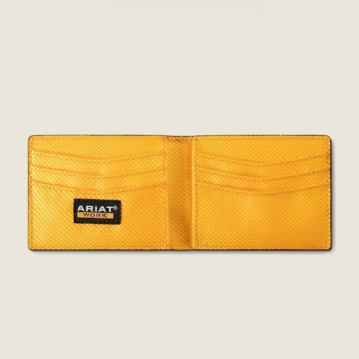 ARIAT Work Canvas Bifold Wallet - Mens - Black