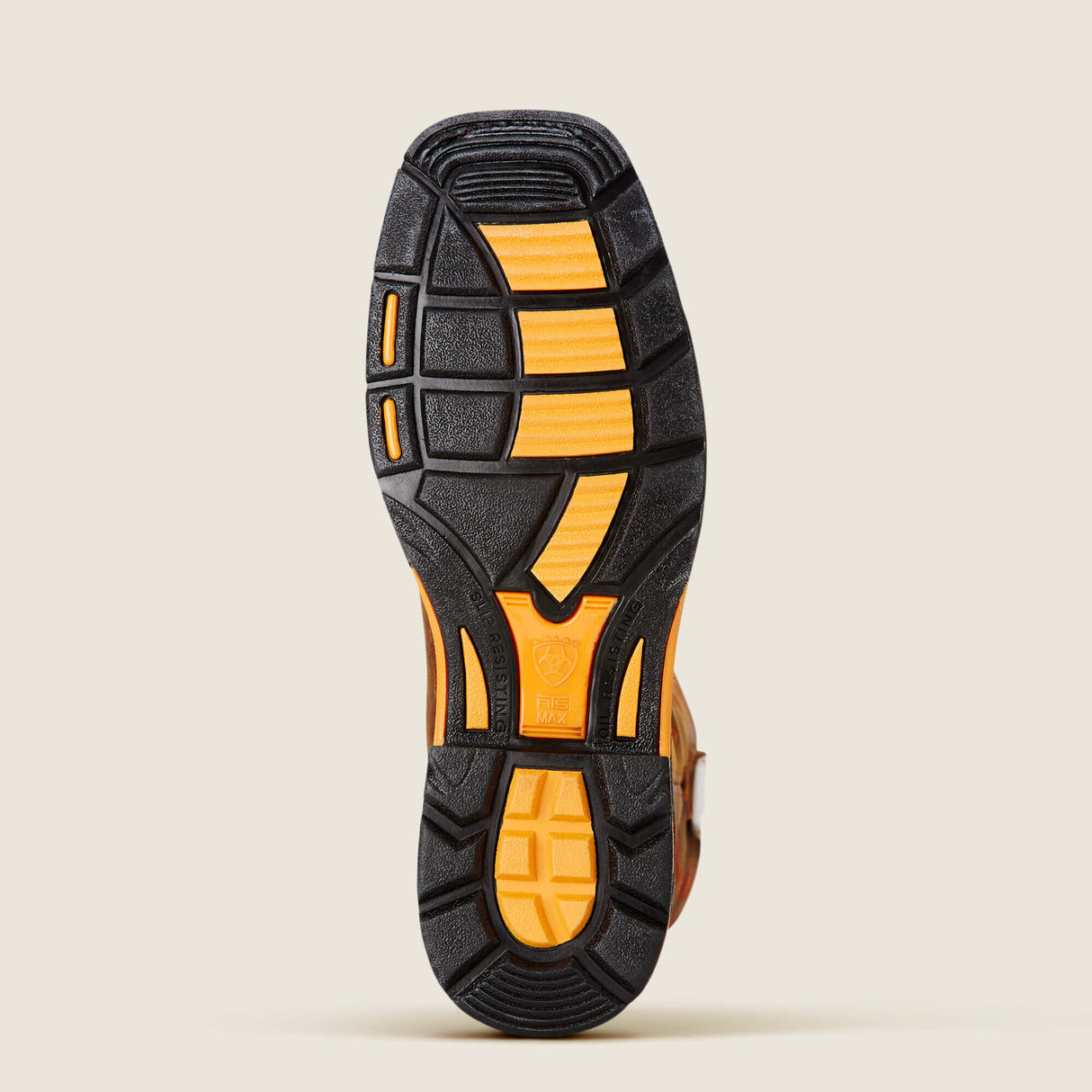 ARIAT Workhog Wide Square Toe Work Boots - Mens H2O Steel Toe Cap - Toast