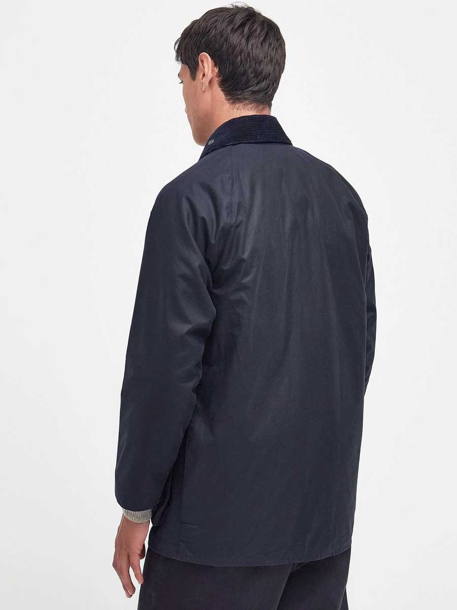 BARBOUR Beaufort Wax Jacket - Mens - Navy