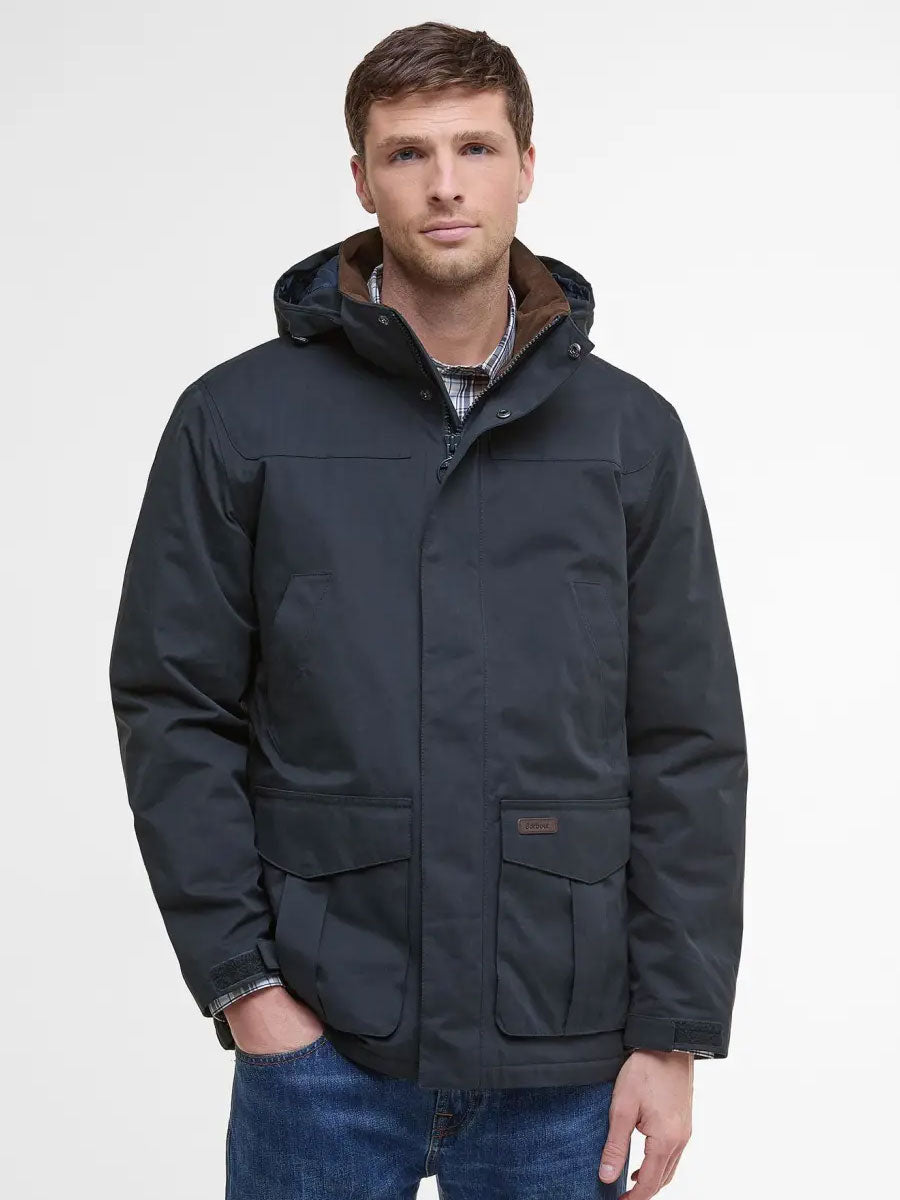 BARBOUR Brockstone Waterproof Jacket - Mens - Classic Navy