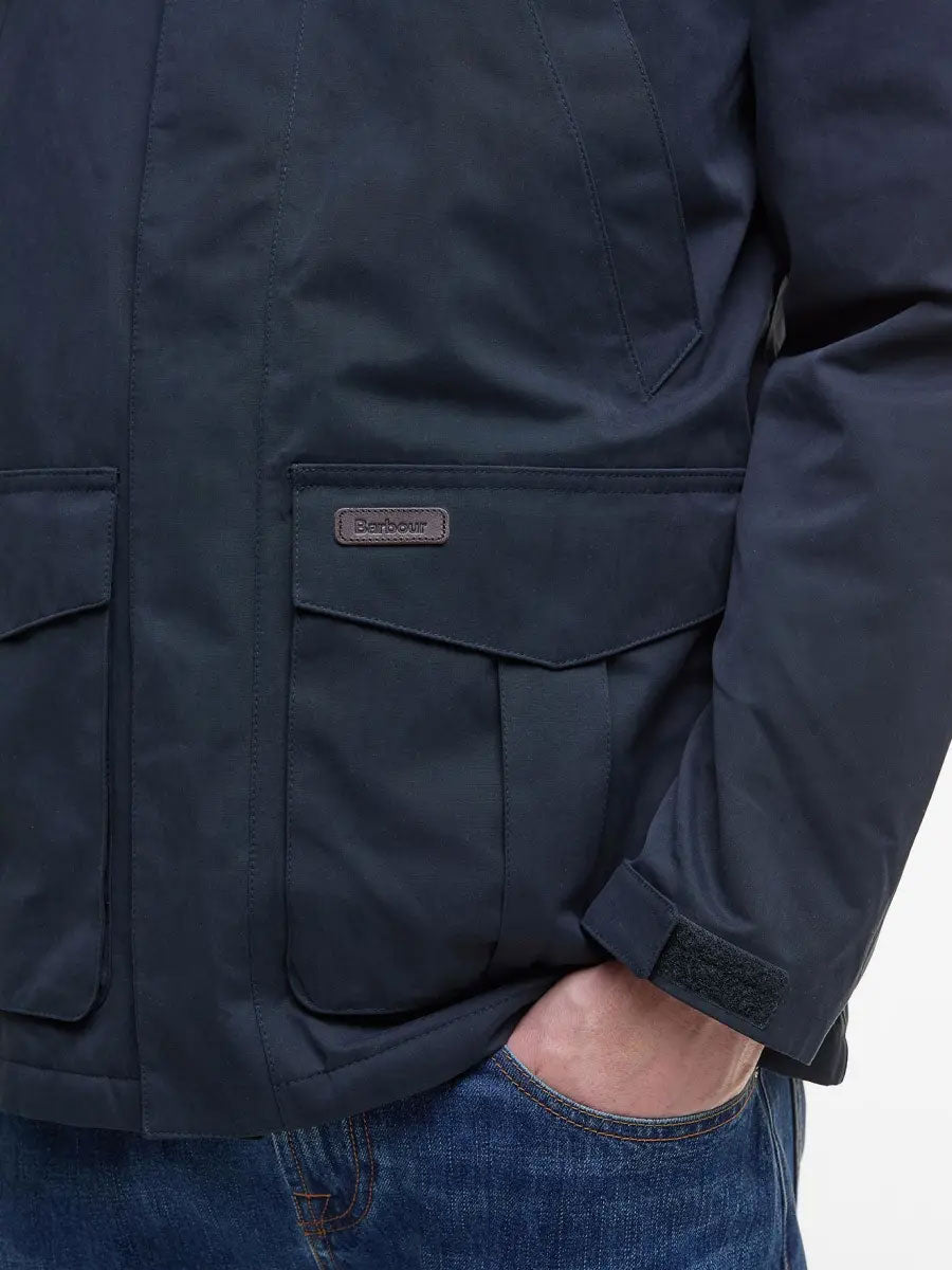 BARBOUR Brockstone Waterproof Jacket - Mens - Classic Navy