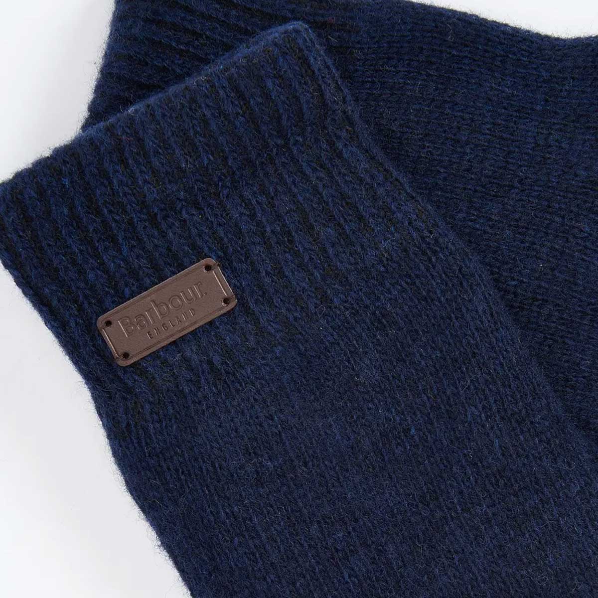 BARBOUR Carlton Beanie & Gloves Gift Set - Navy