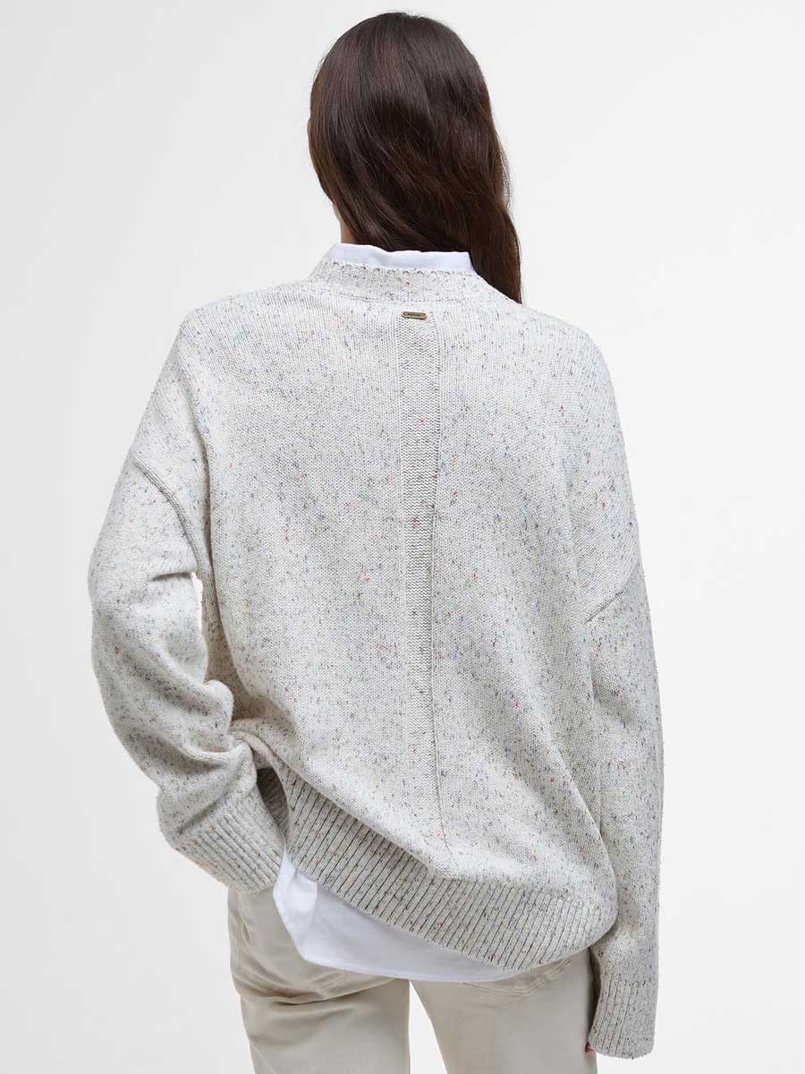 40% OFF BARBOUR Edda Crew Neck Jumper - Women's - Olive - Size: UK 14