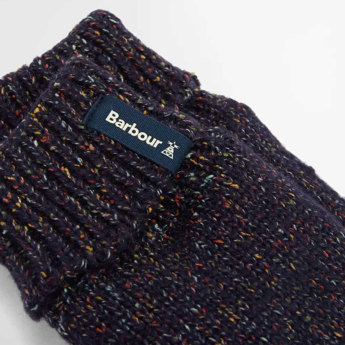 BARBOUR Eston Fair Isle Knitted Gloves - Navy