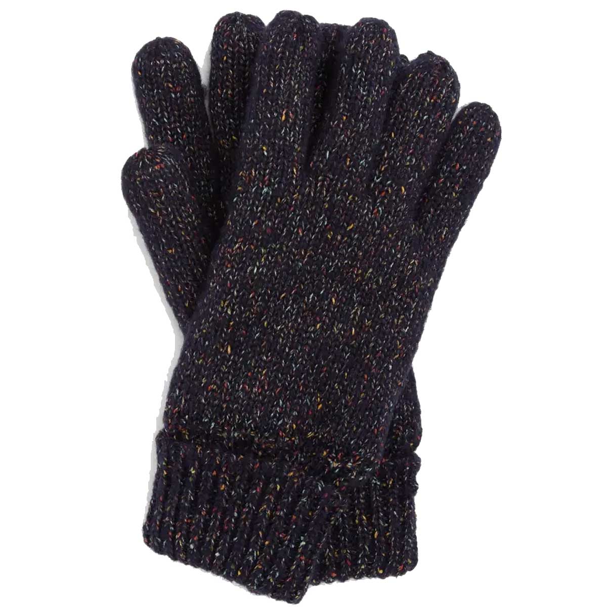 BARBOUR Eston Fair Isle Knitted Gloves - Navy