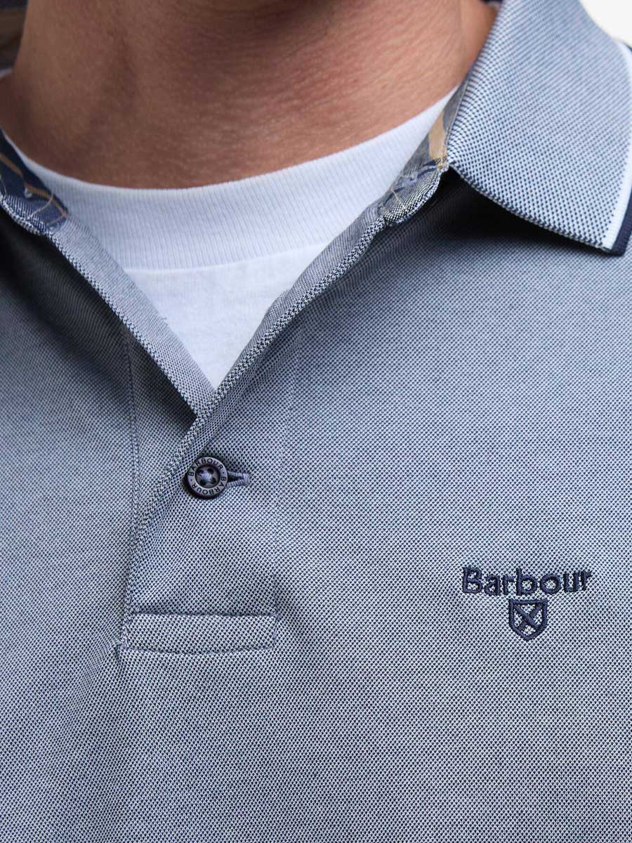BARBOUR Heydon Short-Sleeved Polo Shirt - Men's - Navy