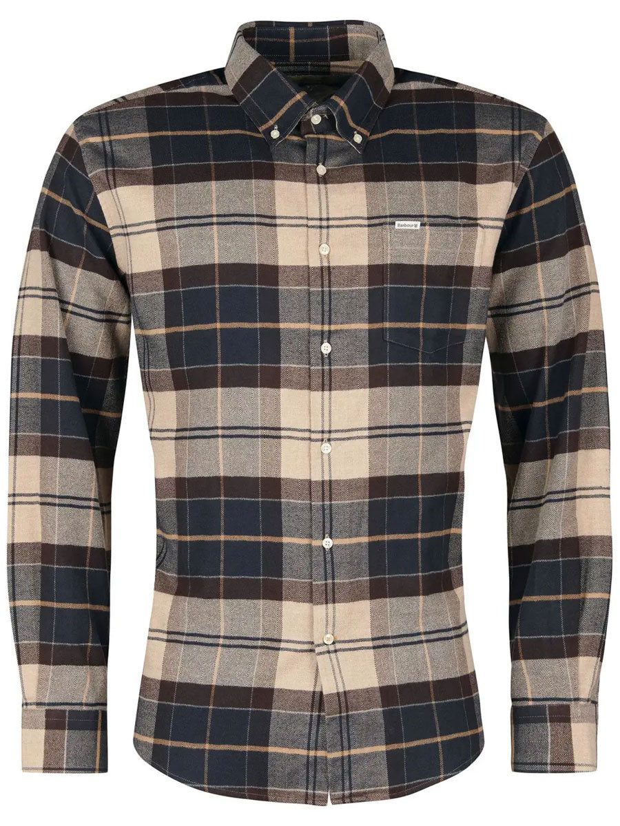 BARBOUR Hogside Checked Regular Long-Sleeved Shirt - Mens - Autumn Dress Tartan