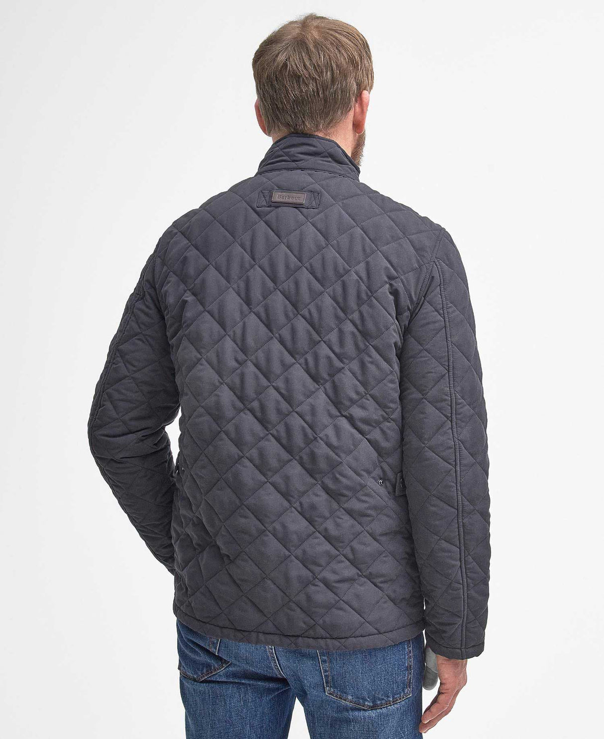 BARBOUR Shoveler Quilted Jacket - Mens - Navy
