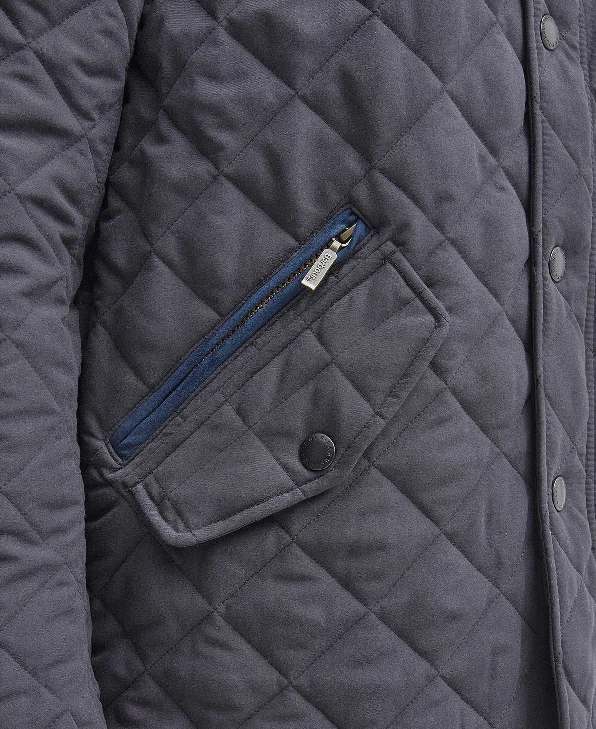 BARBOUR Shoveler Quilted Jacket - Mens - Navy