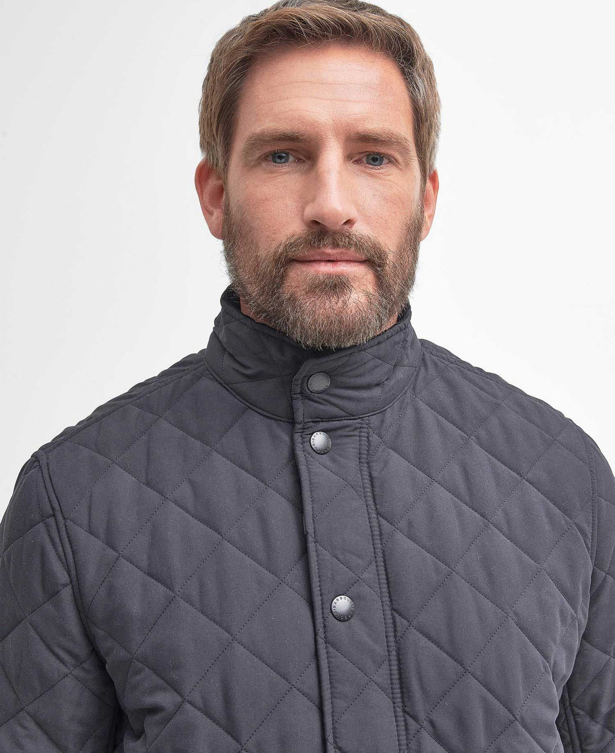 BARBOUR Shoveler Quilted Jacket - Mens - Navy