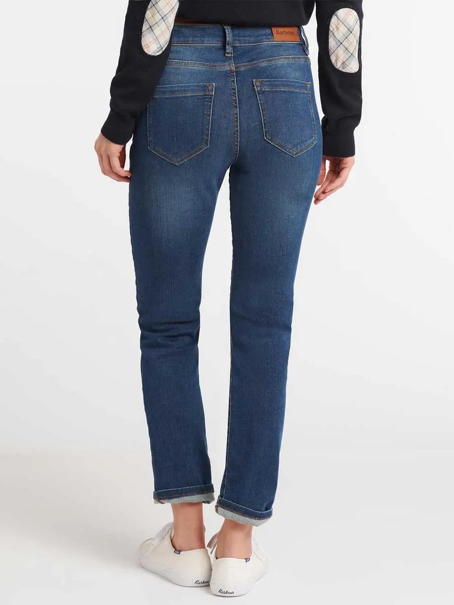 BARBOUR Jeans - Ladies Essential Slim Fit - Worn Blue