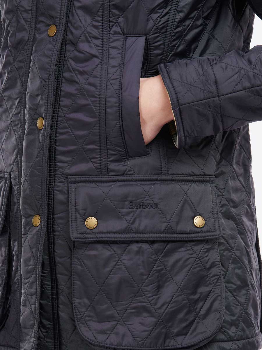 BARBOUR Ladies Beadnell Polarquilt Jacket - Ladies - Navy