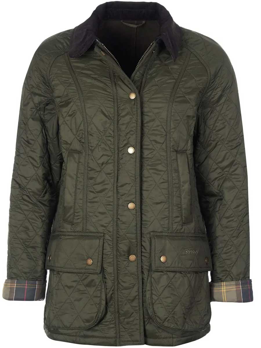 BARBOUR Beadnell Polarquilt Jacket - Women's - Olive
