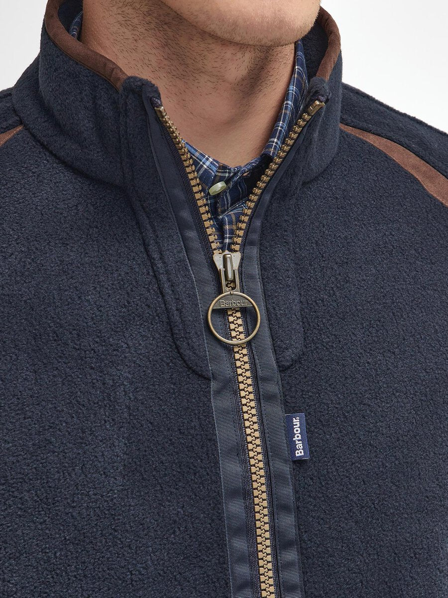 BARBOUR Langdale Fleece Jacket - Mens - Navy