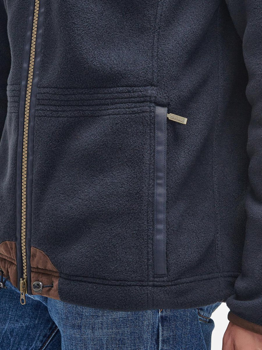 BARBOUR Langdale Fleece Jacket - Mens - Navy