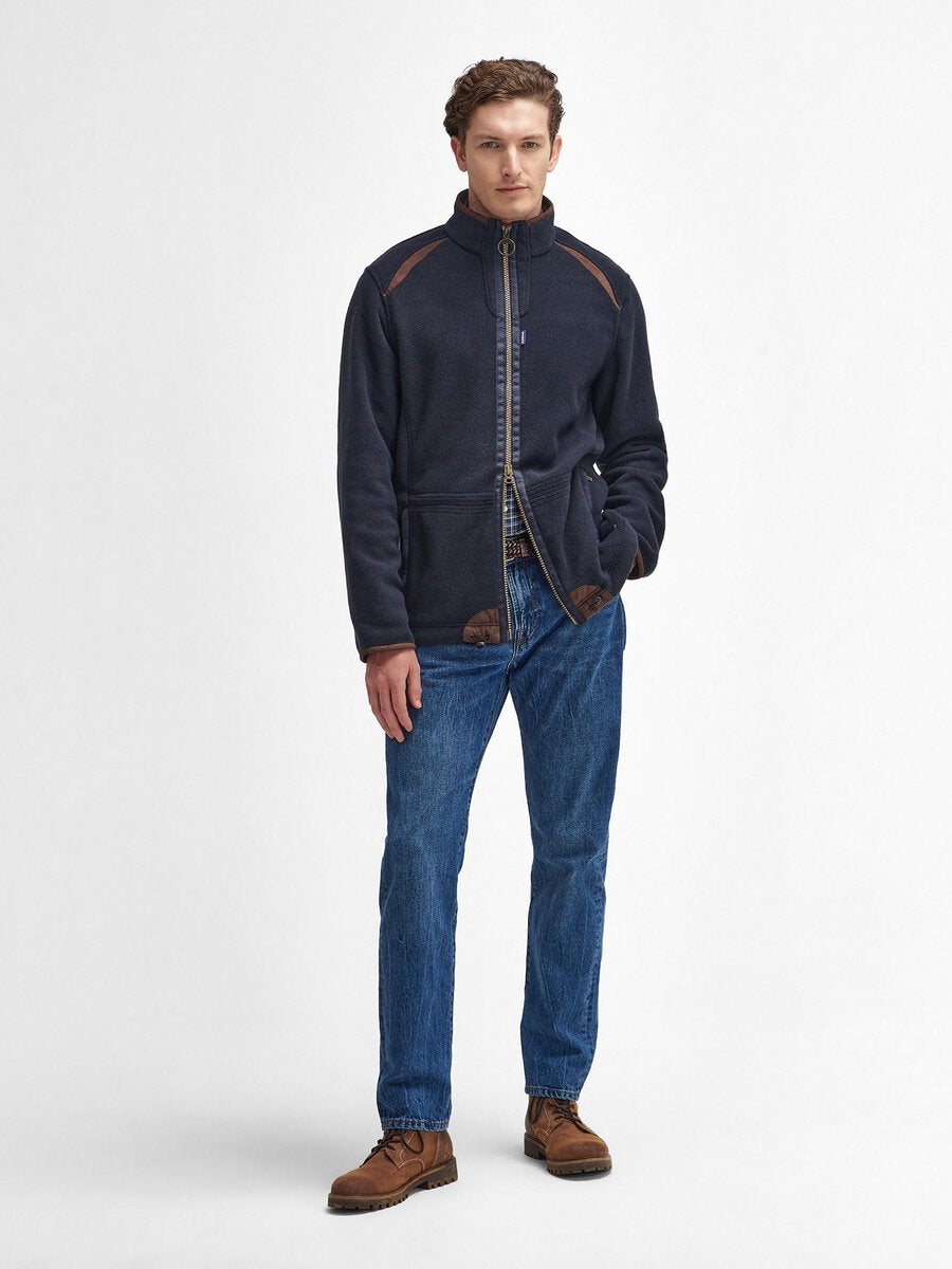BARBOUR Langdale Fleece Jacket - Mens - Navy