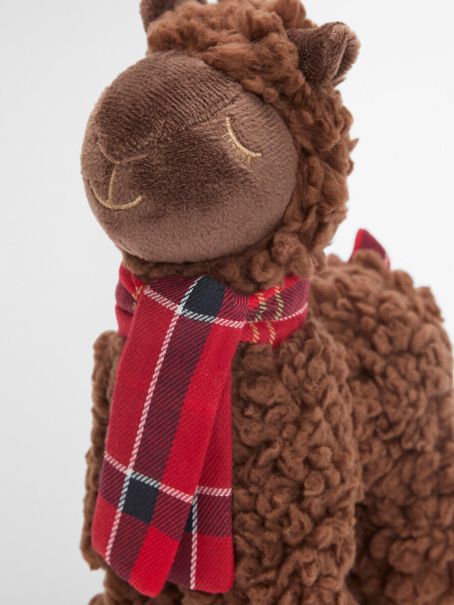 BARBOUR Llama Dog Toy - Brown