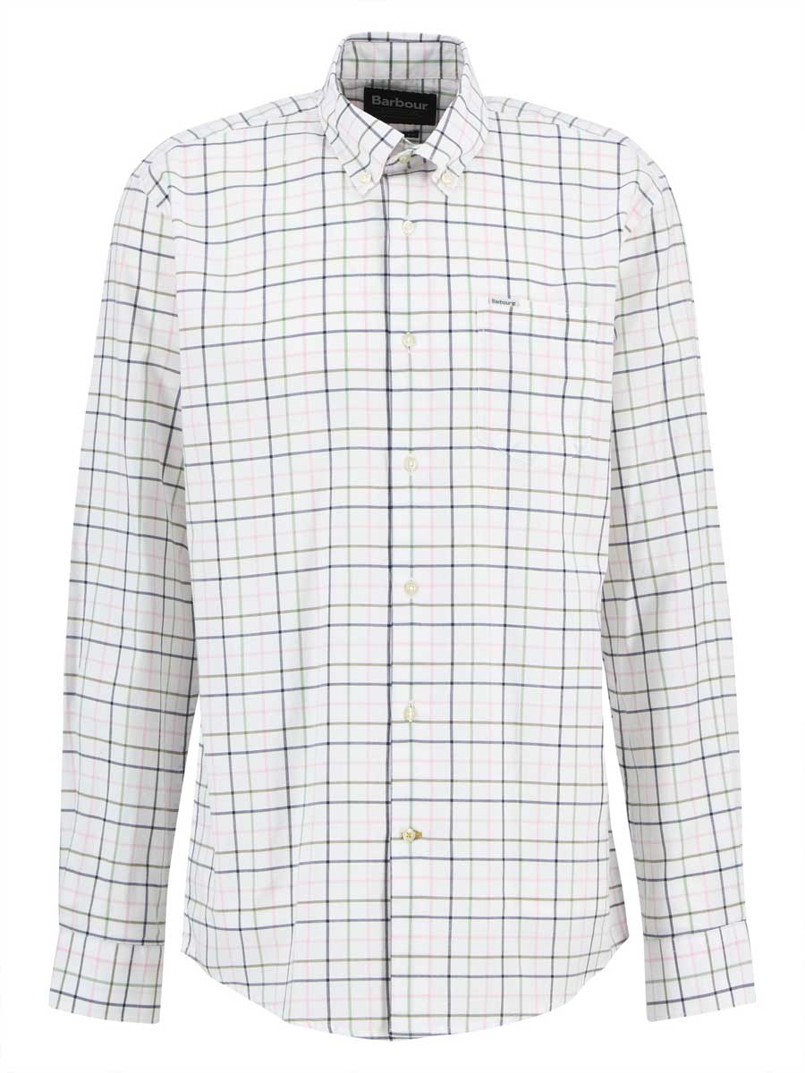 BARBOUR Caswell Tattersall Regular Long-Sleeved Shirt - Mens - Pink
