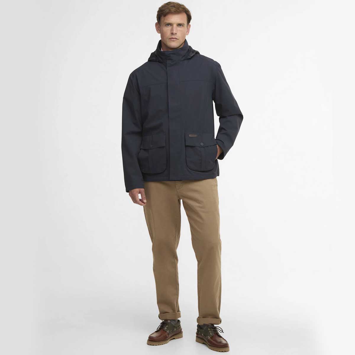 BARBOUR Sander Waterproof Jacket - Men's - Navy