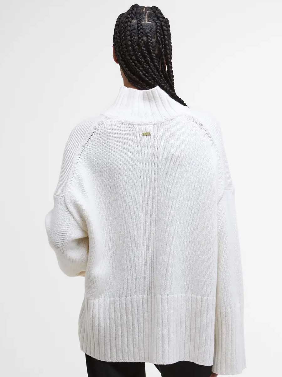 BARBOUR Serena High-Neck Jumper - Women's - Cloud
