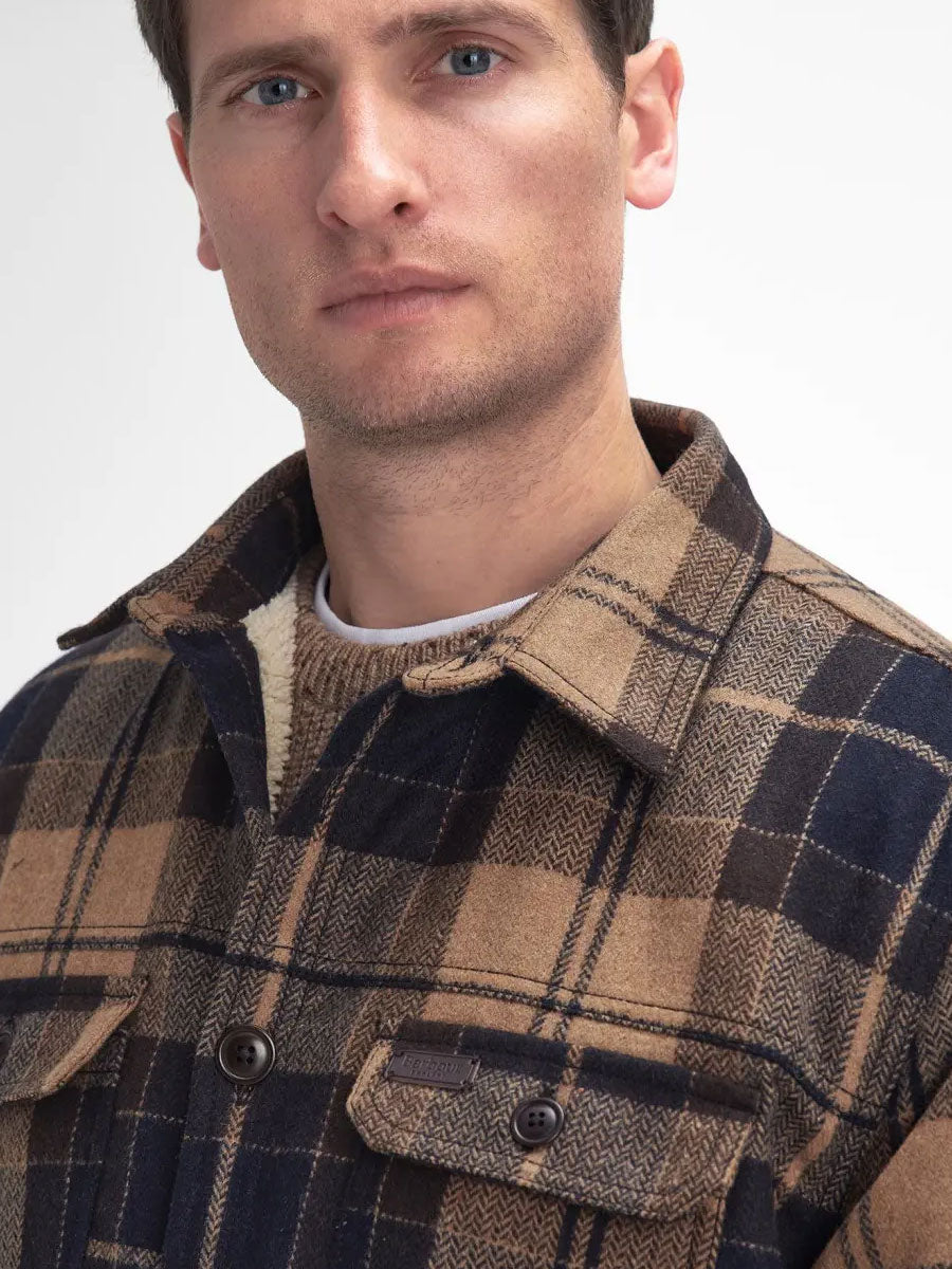 BARBOUR Willberry Check Overshirt - Mens - Autumn Dress Tartan