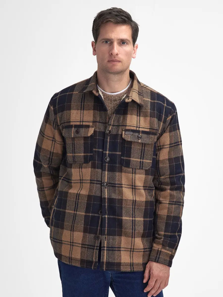 BARBOUR Willberry Check Overshirt - Mens - Autumn Dress Tartan