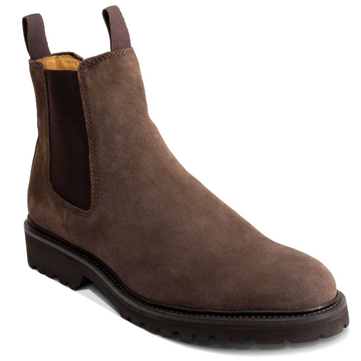 BARKER Camborne Xtra Lite Chelsea Boots - Mens - Brown Waxy Suede Barker Shoes