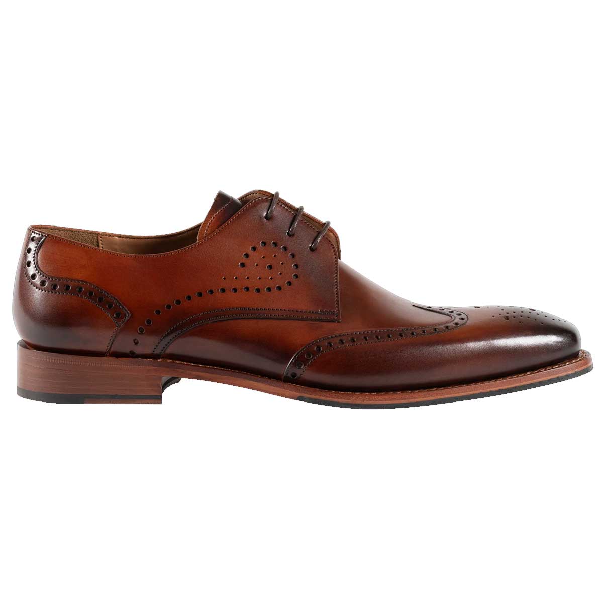 BARKER George Shoes - Mens - Brown Hand Patina