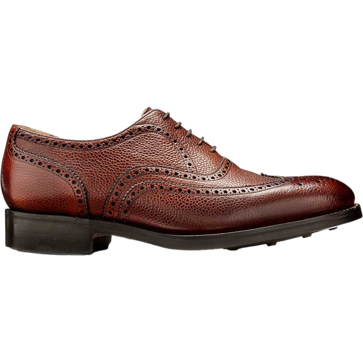BARKER Malton II Shoes - Mens Brogue - Cherry Grain