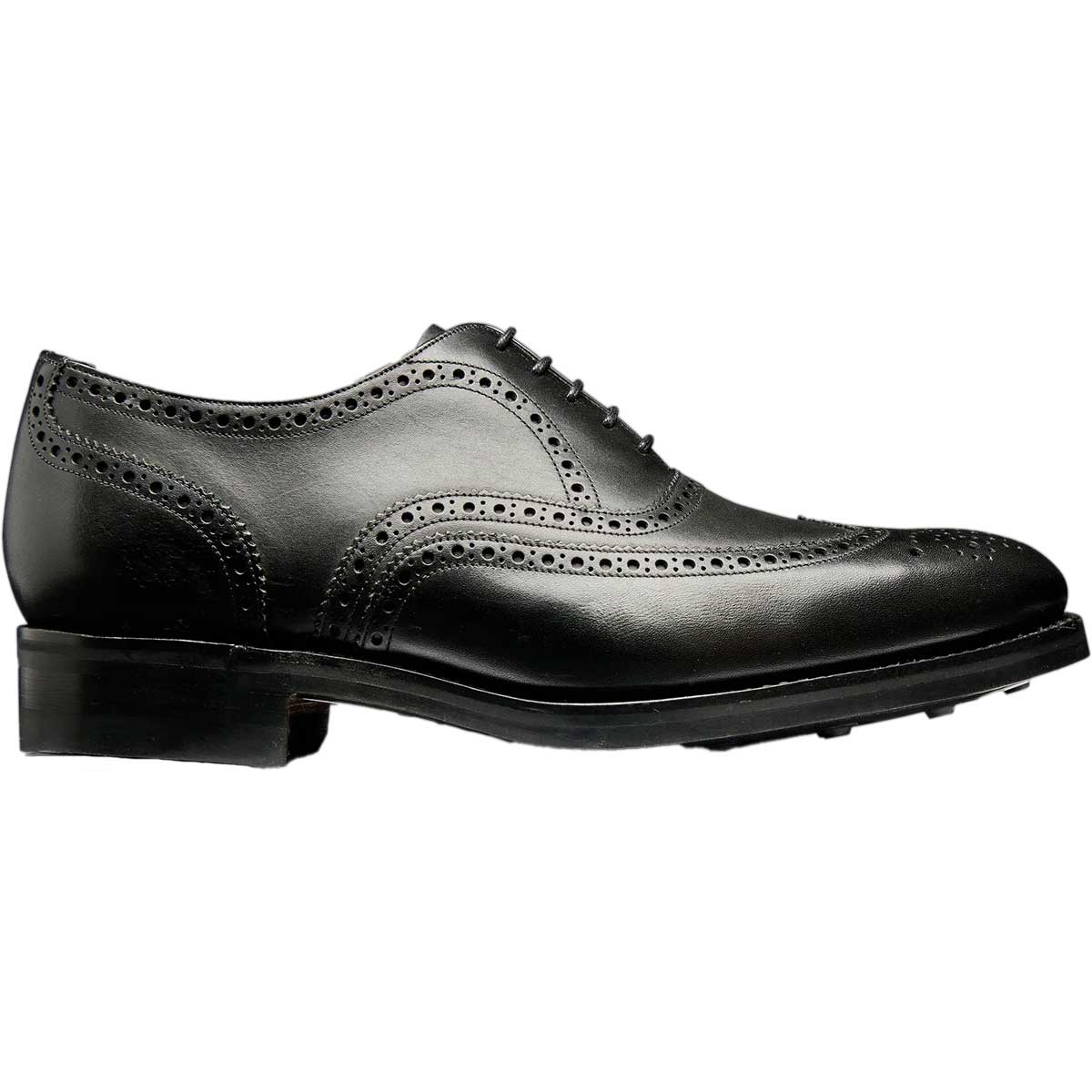 BARKER Malton II Shoes - Mens Brogue - Black Calf