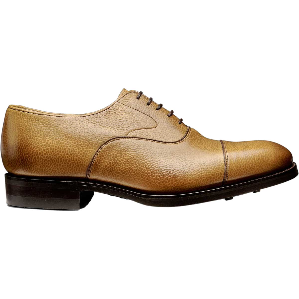 BARKER Malvern II Shoes - Mens Toe Cap Oxford - Cedar Grain