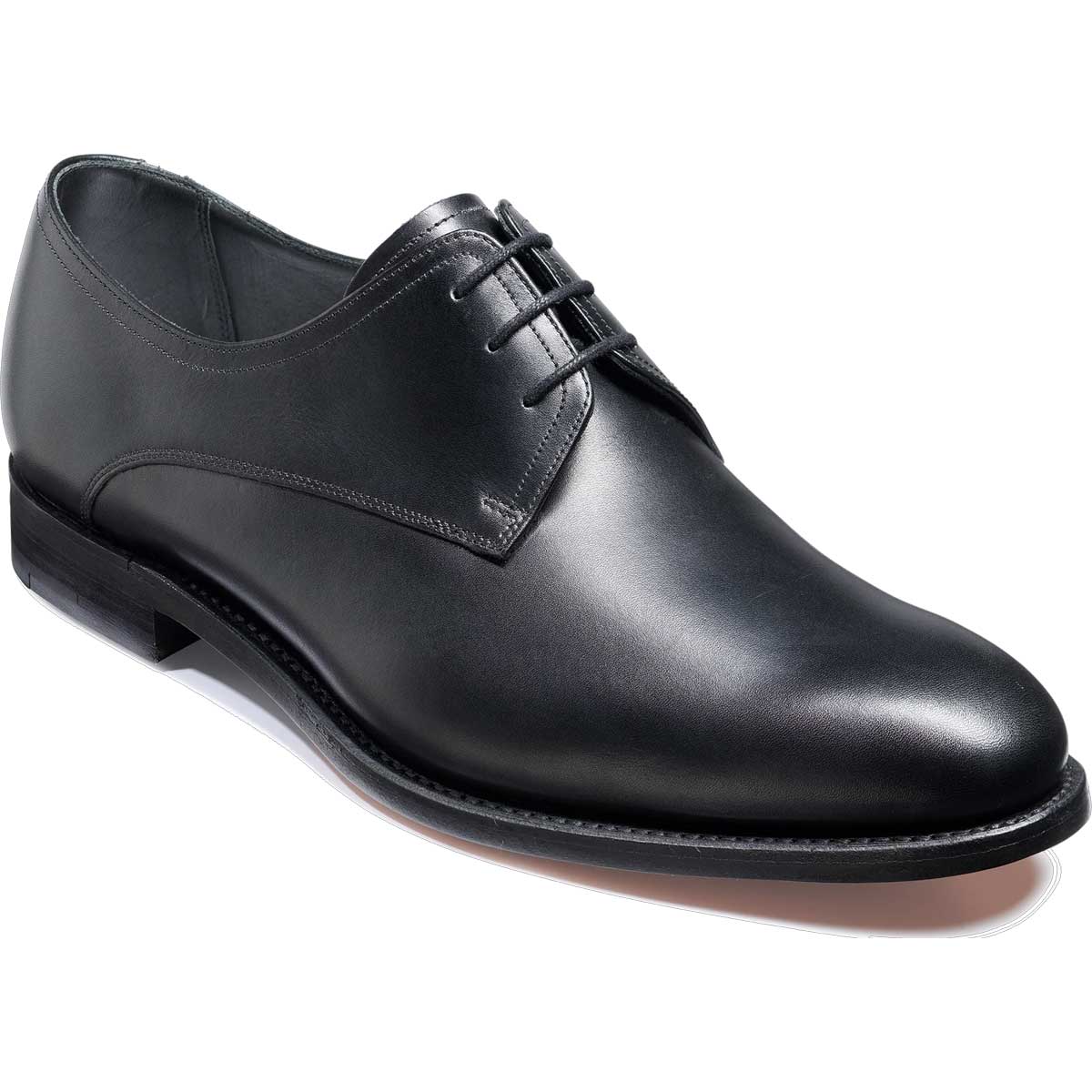BARKER Newbury Park Shoes - Mens Derby Style - Black Calf