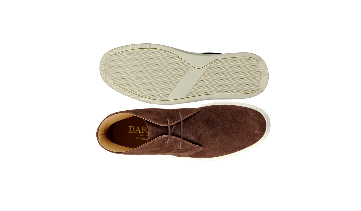 BARKER Orlando Chukka Boots - Mens - Ebony Kid Suede