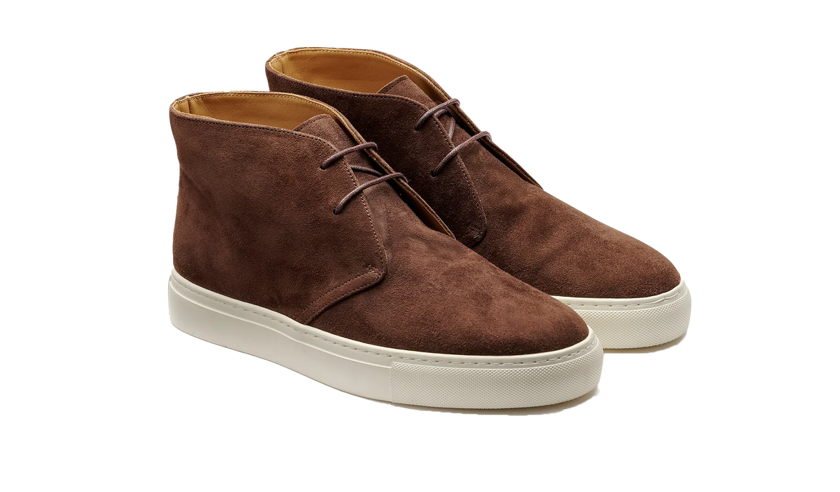 BARKER Orlando Chukka Boots - Mens - Ebony Kid Suede