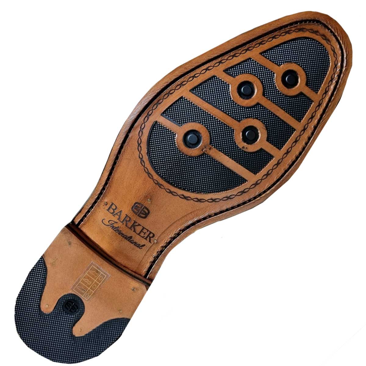 BARKER Trent Shoes - Mens - Hand Brushed Brown Barker Shoes