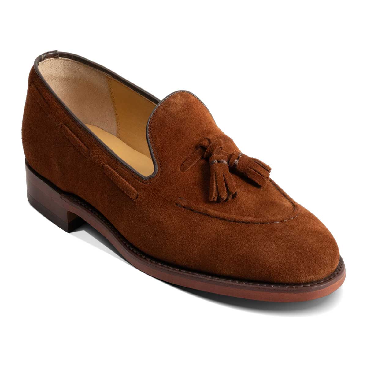 BARKER Pevensy Loafers - Old Snuff Suede