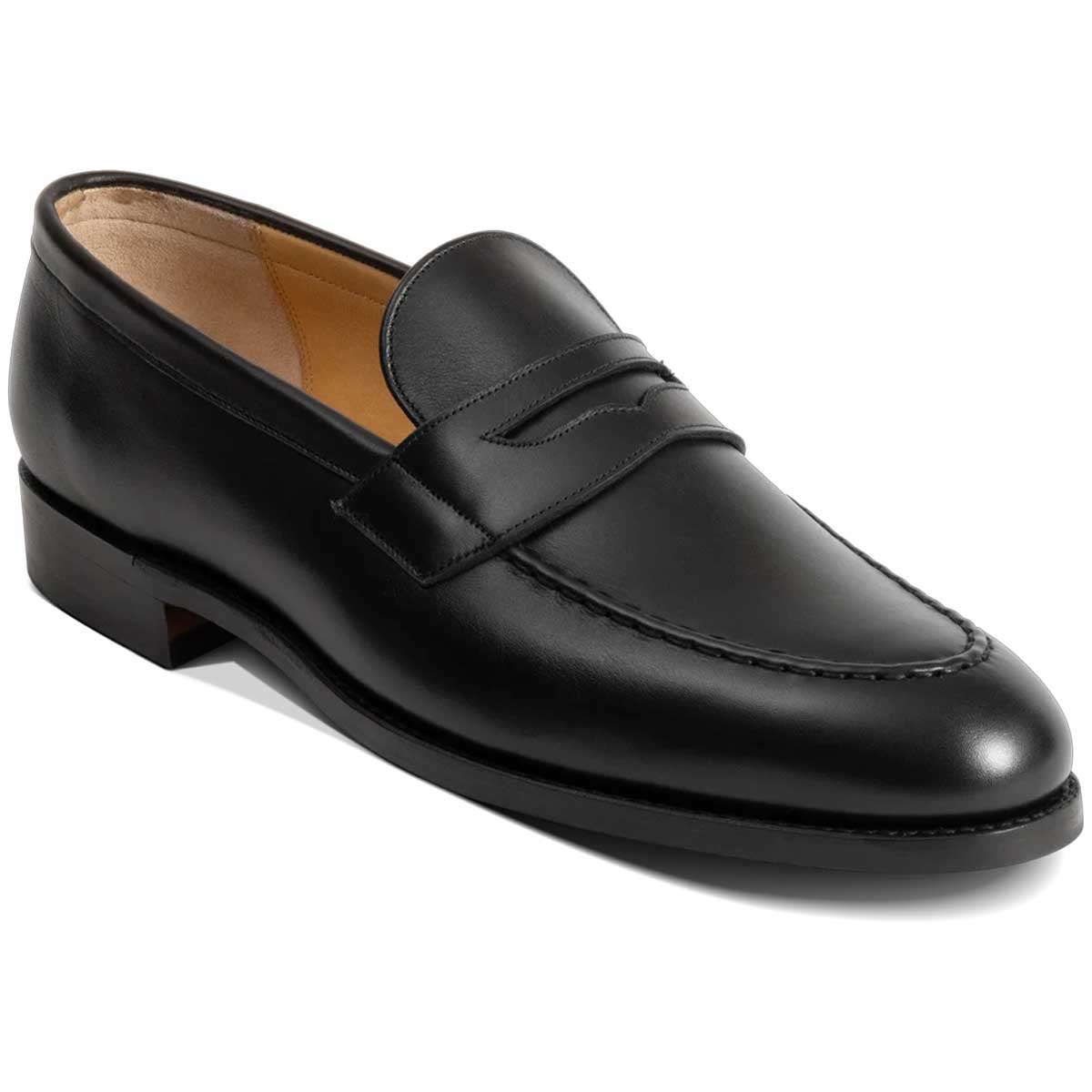 BARKER Shoes Braunton - Classic Leather Loafers - Black Calf