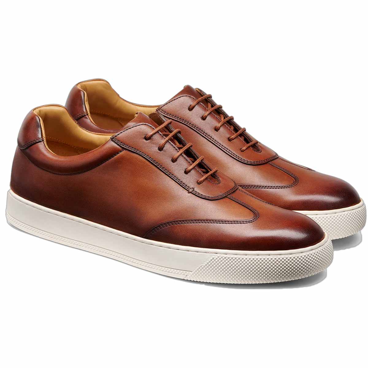 BARKER Stig Sneakers - Mens - Tan Alcohol Wash